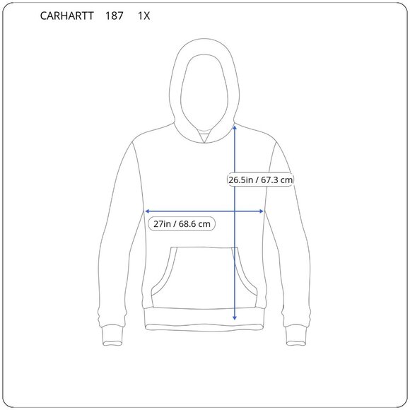 Carhartt Womens Sweatshirt 1X Plus Hoodie Gray Pockets Activewear Comfy SWE36E - Picture 2 of 4